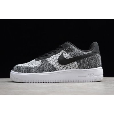 Nike Erkek Air Force 1 Flyknit 2.0 Siyah / Platini Kaykay Ayakkabı Türkiye - Z7762TSM